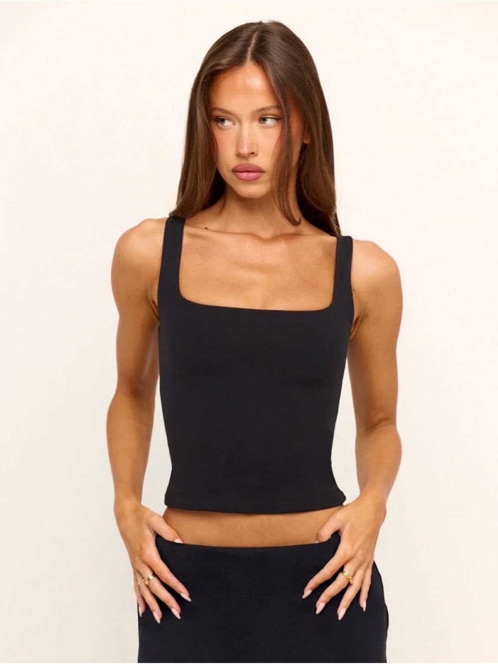 CSB x IM Form Scoop Tank Black size M